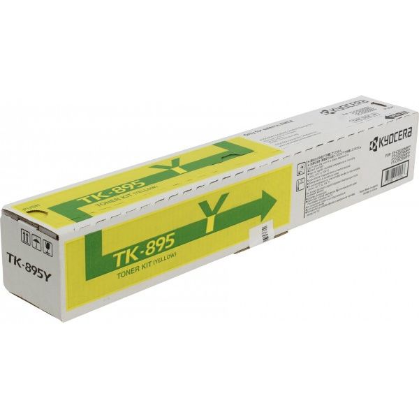Для Kyocera: Тонер-картридж Kyocera TK-895Y Yellow для FS-C8020/8025/8520/8525 фотографии
