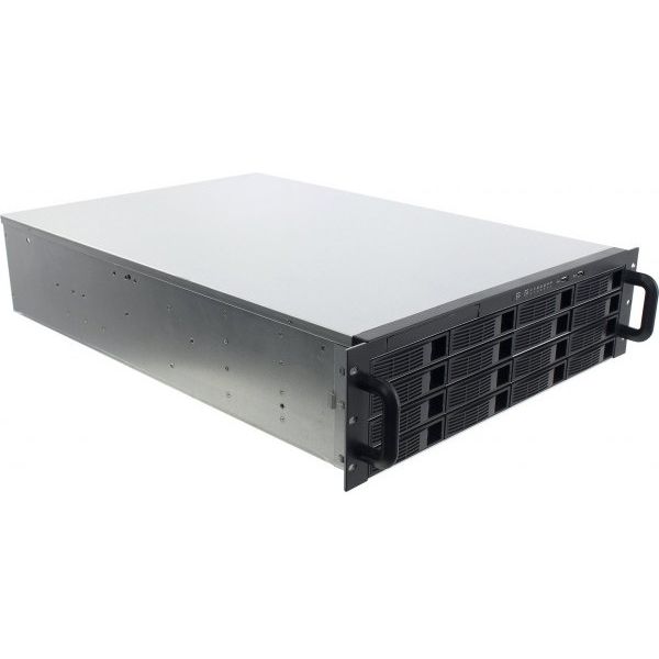 Корпуса компьютерные: Корпус Procase ES316-SATA3-B-0 Black Server Case 3U 16xHotSwap SAS/SATA, E-ATX, без БП фотографии