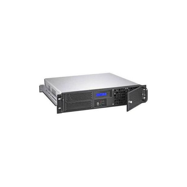 Корпуса компьютерные: Серверный корпус Procase GM238-B-0 Black Server Case 2U microATX, без БП, LCD display фотографии