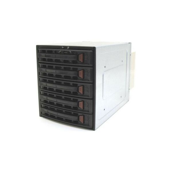Корпуса компьютерные: Корзина для дополнительных HDD SuperMicro CSE-M35TQB Mobile Rack Black корзина+backplane на 5Hot-swap SAS/SATA HDD, для корпусов SC743/745/748 фотографии