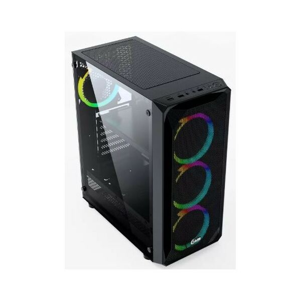 Корпуса компьютерные: Корпус Powercase Mistral Z4 Mesh RGB Miditower ATX, без БП [CMIZB-R4] фотографии