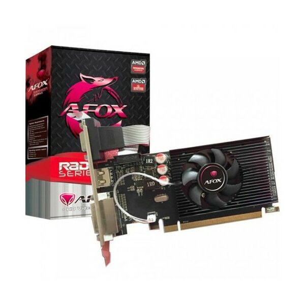 Видеокарты: Видеокарта Afox RADEON R5 230 1Gb <PCI-E> GDDR3 D-Sub+DVI+HDMI RTL [AFR5230-1024D3L5] фотографии