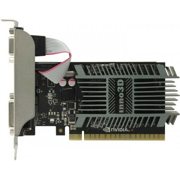 Видеокарты: Видеокарта Inno3D GeForce GT710 2Gb <PCI-E> DDR3 Inno3D D-Sub+DVI+HDMI RTL [N710-1SDV-E3BX] фотографии