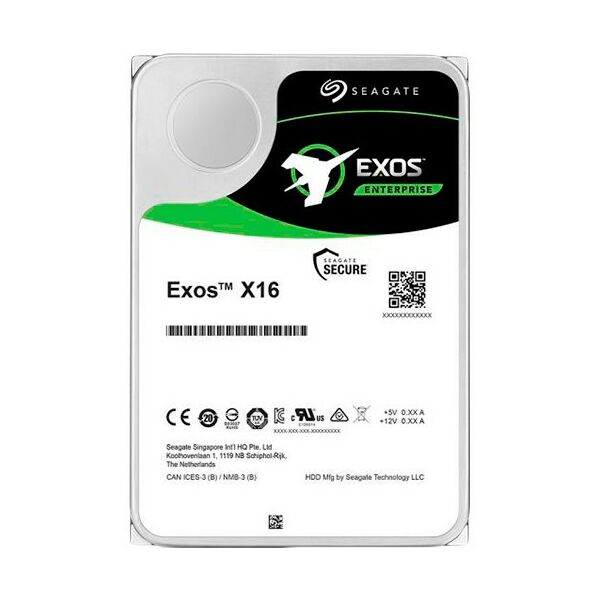 Жесткие диски: Жесткий диск Seagate 10Tb Enterprise Exos X16 512E 3.5" SATA 6Gb/s 256Mb 7200rpm [ST10000NM001G] фотографии