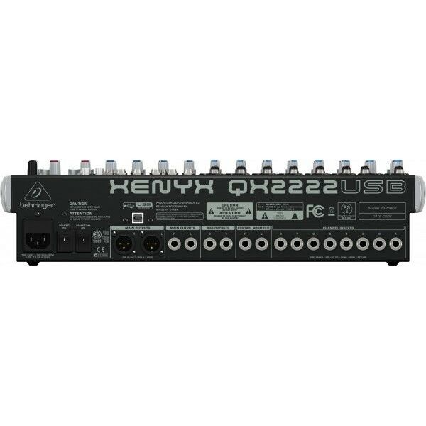 Микшерные пульты: Микшерный пульт Behringer XENYX QX2222USB с процессором эффектов Klark Teknik фотографии
