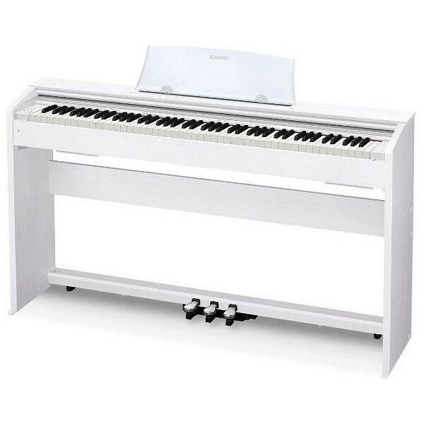 Цифровые фортепиано: Цифровое фортепиано Casio Privia PX-770WE 88 клавиш, белый фотографии