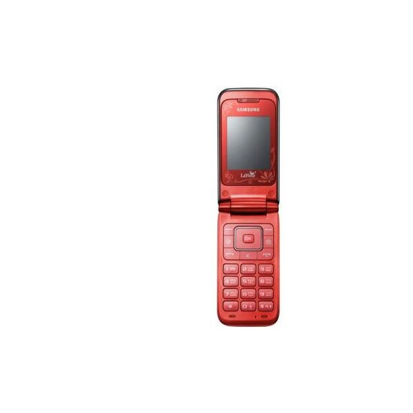 Сотовые телефоны GSM: Сотовый телефон Samsung GT-E2530 La Fleur Scarlet Red QuadBand, раскладушка, LCD160x128@256K + 96x96@mono, GPRS+BT, microSD, MP3, FM фотографии