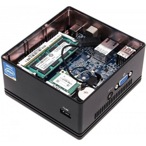 Barebone системы: Barebone система GigaByte GB-BXBT-2807 Celeron N2807, 1.58 ГГц, SVGA, HDMI, GbLAN, WiFi, BT, mSATA, 1DDR-III SODIMM фотографии