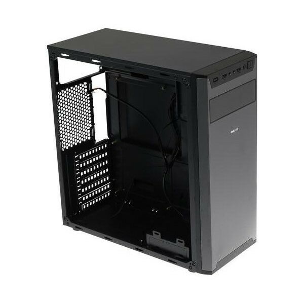 Корпуса компьютерные: Корпус DEXP DC-101B Miditower ATX, без БП, черный фотографии
