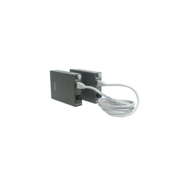 Медиаконвертеры и модули: Медиаконвертер D-link DMC-920R 10/100Mbps UTP в 100Mbps SM Single Fiber (20km, SC), ресивер фотографии