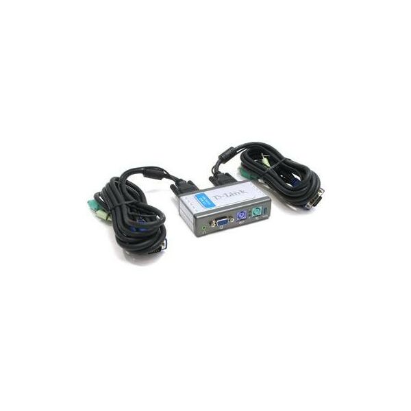 KVM-переключатели: KVM-переключатель D-link KVM-121 фотографии