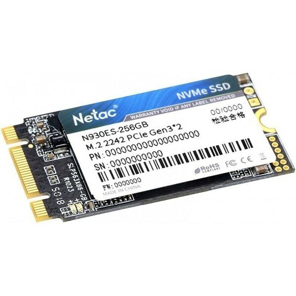 SSD-накопители: SSD-накопитель Netac 256 Gb N930ES M.2 2242 B&M [NT01N930ES-256G-E2X] фотографии