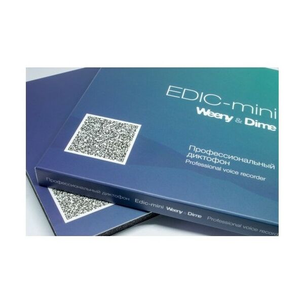 Цифровые диктофоны: Цифровой диктофон Edic-mini Dime A125 металл, размер 7*15*45мм, вес 6г, автономность до 130 часов фотографии