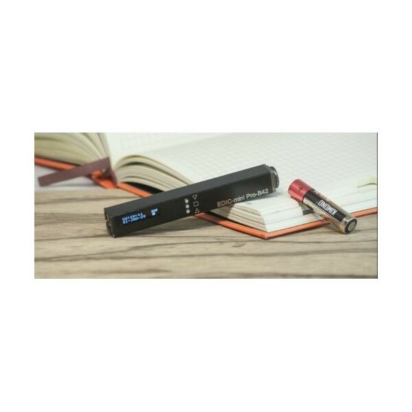 Цифровые диктофоны: Цифровой диктофон Edic-mini PRO B42-300h металл, размер 13*13*94мм, вес 36г, автономность до 100 ч, AAA батарея или аккумулятор фотографии