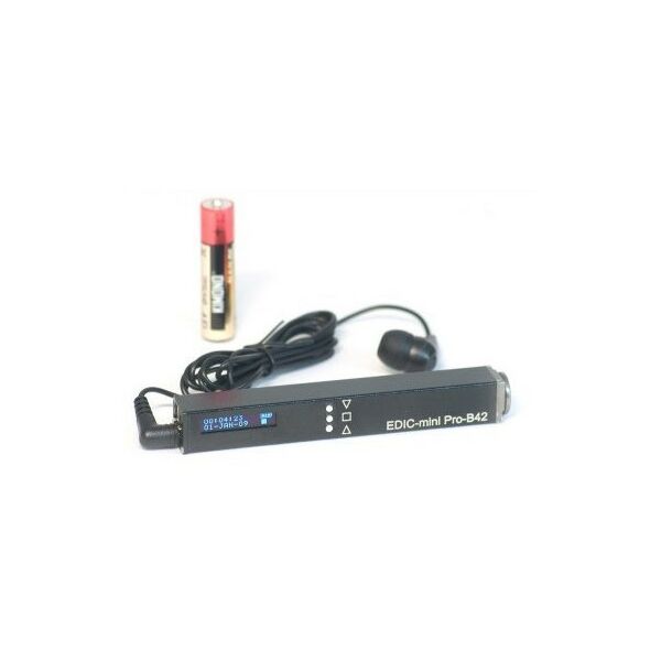 Цифровые диктофоны: Цифровой диктофон Edic-mini PRO B42-300h металл, размер 13*13*94мм, вес 36г, автономность до 100 ч, AAA батарея или аккумулятор фотографии