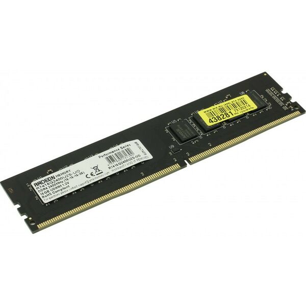 Оперативная память: Оперативная память AMD 16Gb R7 Performance Series DDR4 2400MHz PC4-19200 CL15 [R7416G2400U2S-UO] фотографии