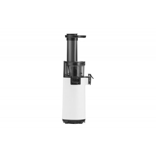 Соковыжималки: Соковыжималка шнековая HARPER HJE-S01 White 130Вт, реверс, скорость отжима 50-70 об/мин, емкость для сока 600мл, емкость для жмыха 450 мл фотографии