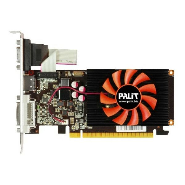 Видеокарты: Видеокарта Palit GeForce GT730 1Gb <PCI-E> DDR-3 128bit D-Sub+DVI+HDMI HDCP [NEAT7300HD01-1085F] фотографии