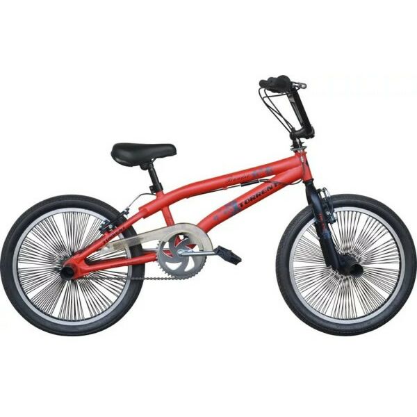 Велосипеды: Велосипед Torrent Bandit категория BMX, рама С-Т: 10 дюймов, хром молибден, диаметр колеса: 20 дюймов, обод алюминий, 1 скорость, поворот руля 360 градусов, цвет матовый зеленый фотографии