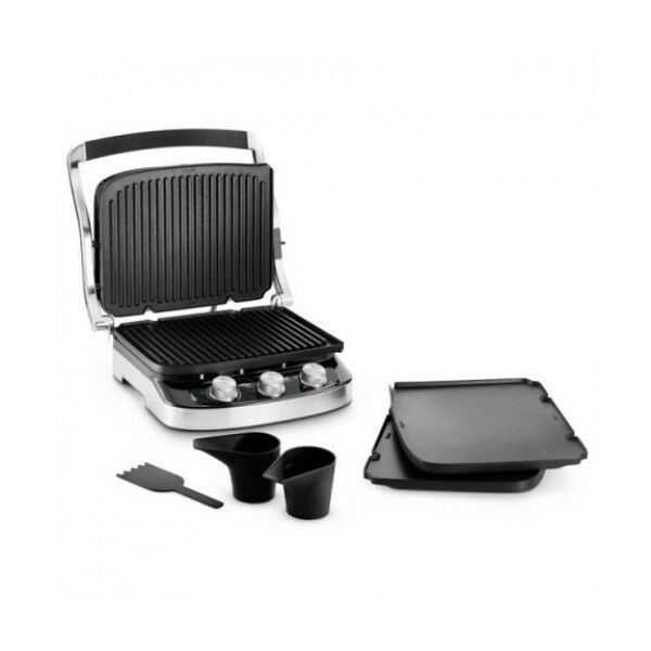 Фритюрницы, грили: Гриль DeLonghi CGH912 1,5 кВт, механическое управление, 31x34x16.5 см фотографии