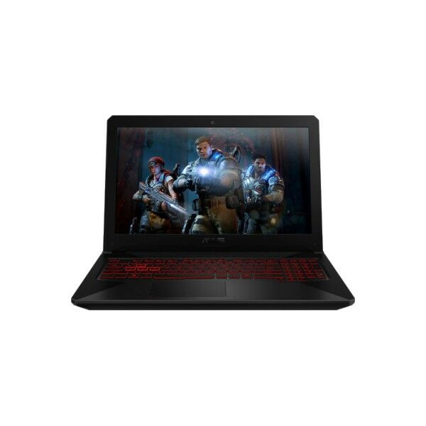 Ноутбуки: Ноутбук Asus ROG FX504GD Core i7 8750H/8Gb/1Tb/128GbSSD/1050 4G/DOS/15.6" FHD/black [90NR00J3-M17790] фотографии