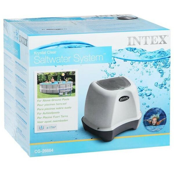 Бассейны: Хлоргенератор (система морской воды) Intex Krystal Clear для бассейна до 17413 л, с таймером [26664] фотографии