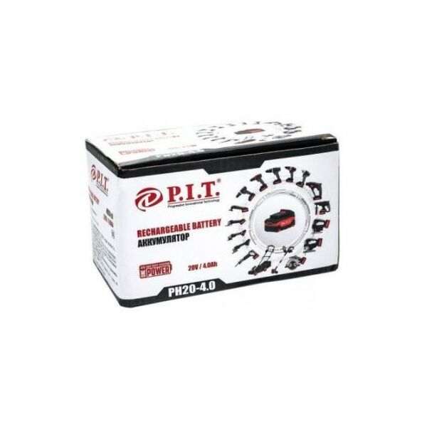 Аккумуляторы и ЗУ для инструмента: Аккумулятор P.I.T. OnePower PH20-4.0 20В, 4Ач, Li-Ion фотографии