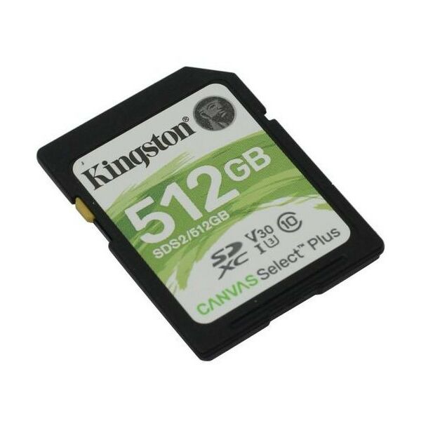 Купить Карта памяти Kingston 512Gb SDXC UHS U3 V30 [SDS2/512GB] в интернет-магазине Irkshop.ru