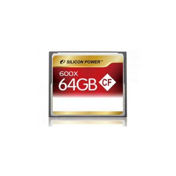 Compact Flash карты: Compact Flash карта Silicon Power 64Gb 600x [SP064GBCFC600V10] фотографии