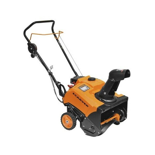 Снегоуборочные, подметальные машины: Снегоуборочник Carver STG-3045 2.2 кВт, 3 л.с., ширина/высота 45/27 см, шнек металл-резина фотографии
