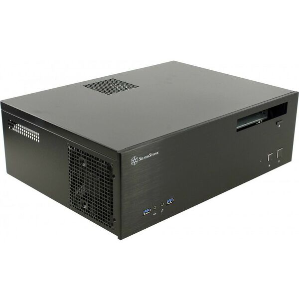 Корпуса компьютерные: Корпус SilverStone Grandia GD04 Black microATX без БП [SST-GD04B-USB3.0] фотографии