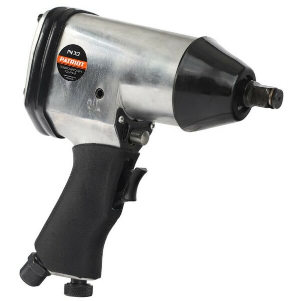Пневмогайковерты: Пневмогайковерт ударный Patriot PN 312 312 Нм, патрон 1/2", 140 л/мин, быстросъем 1/4" [830902040] фотографии