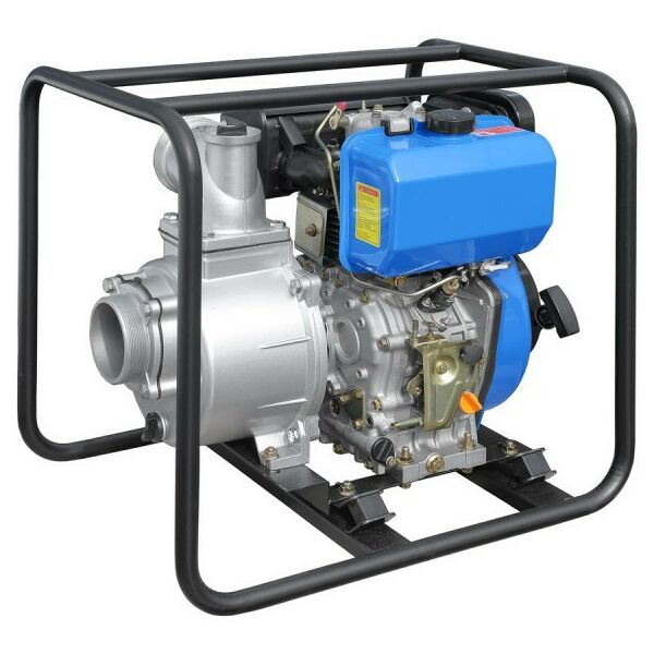 Мотопомпы: Мотопомпа дизельная TCC TSS-PGS100A 1167 л/мин, Н=2/8м, 100/100 мм, d.гр.ч=27мм, 60кг фотографии