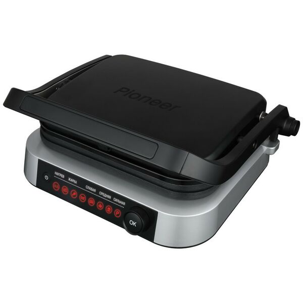 Фритюрницы, грили: Гриль электрический Pioneer GR1020E 2100 Вт, 7 программ фотографии