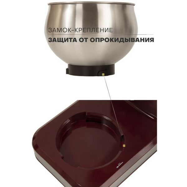 Миксеры: Миксер планетарный Pioneer MX322 wine maroon фотографии
