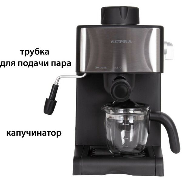 Кофеварки: Кофеварка рожковая Supra CMS-1015 фотографии