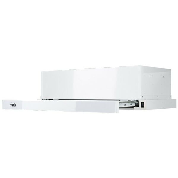 Вытяжки кухонные: Вытяжка кухонная подвесная Оasis UV-60WG (F) цвет белый + стекло фотографии