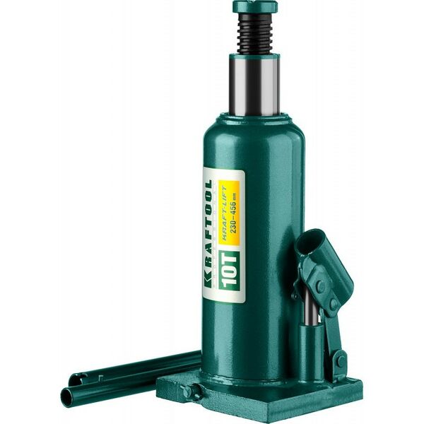 Домкраты: Домкрат бутылочный гидравлический KRAFTOOL KRAFT-LIFT 10т 230-460мм [43462-10_z01] фотографии
