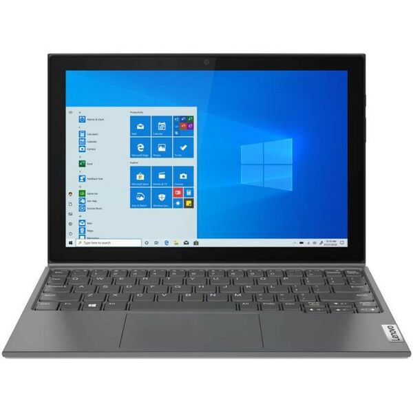 Планшеты: Планшет Lenovo IdeaPad Duet 3 10IGL5 Pent Silver N5030 1.1 GHz Quad/8GB/128GB/UHD Graphics 605/3G+LTE/WiFi ac/5.0/USB-C 3.2/2.0MP+5.0MP/microSD/30.00Wh/9.3 h/866 гр/10.3" WUXGA IPS/W10Pro/1Y/GREY [82HK000URU] фотографии