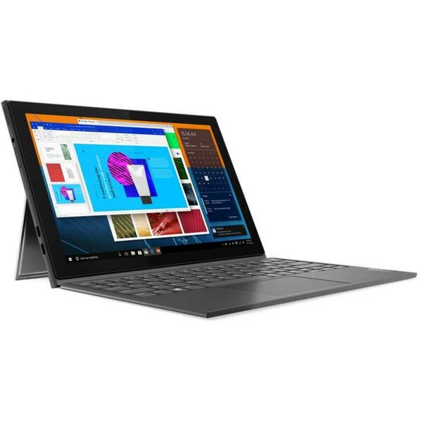 Планшеты: Планшет Lenovo IdeaPad Duet 3 10IGL5 Pent Silver N5030 1.1 GHz Quad/8GB/128GB/UHD Graphics 605/3G+LTE/WiFi ac/5.0/USB-C 3.2/2.0MP+5.0MP/microSD/30.00Wh/9.3 h/866 гр/10.3" WUXGA IPS/W10Pro/1Y/GREY [82HK000URU] фотографии