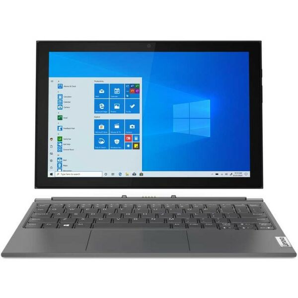 Планшеты: Планшет Lenovo IdeaPad Duet 3 10IGL5 Pent Silver N5030 1.1 GHz Quad/8GB/128GB/UHD Graphics 605/3G+LTE/WiFi ac/5.0/USB-C 3.2/2.0MP+5.0MP/microSD/30.00Wh/9.3 h/866 гр/10.3" WUXGA IPS/W10Pro/1Y/GREY [82HK000URU] фотографии