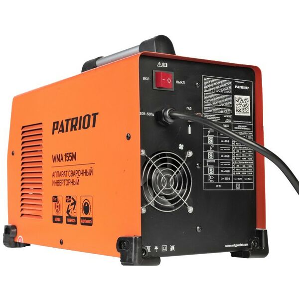 Сварочные аппараты: Полуавтомат сварочный инверторный Patriot WMA 155M MIG/MAG/MMA [605302140] фотографии
