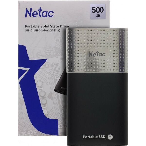 SSD-накопители: SSD-накопитель Netac 500 Gb Z9 USB3.2 [NT01Z9-500G-32BK] фотографии