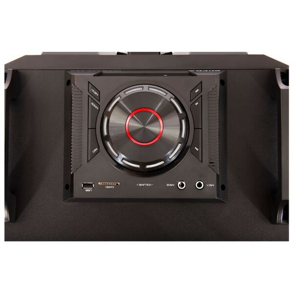 Музыкальные центры: Минисистема Supra SMB-530 110Вт, эквалайзер, караоке, тип карт памяти: SD, интерфейс USB, Bluetooth, пульт ДУ фотографии