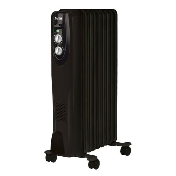 Масляные радиаторы: Масляный радиатор Ballu Classic black BOH/CL-09BRN 2000 9 секций фотографии