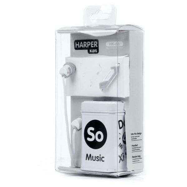 Наушники и гарнитуры: Наушники HARPER KIDS HK-66 WHITE фотографии