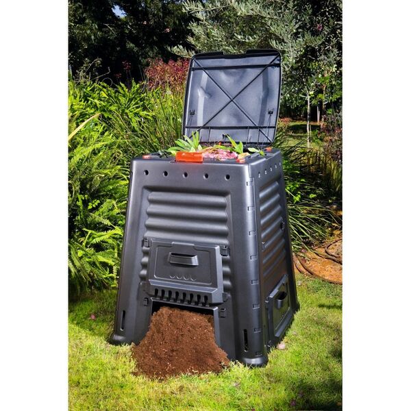 Компостеры и мусорные контейнеры: Пластиковый компостер Keter MEGA 650 л [422365-650] фотографии