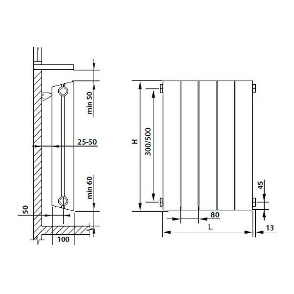 Радиаторы: Радиатор Royal Thermo PianoForte 500 new/Bianco Traffico 12 секций [RTPN50012] фотографии
