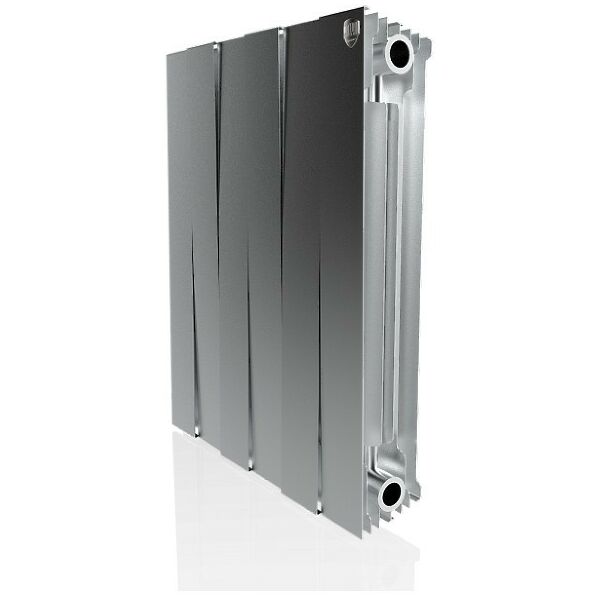 Радиаторы: Радиатор Royal Thermo PianoForte 500 new/Silver Satin 6 секций [RTPNSS50006] фотографии