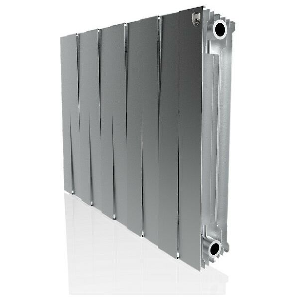 Радиаторы: Радиатор Royal Thermo PianoForte 500 new/Silver Satin 10 секций [RTPNSS50010] фотографии